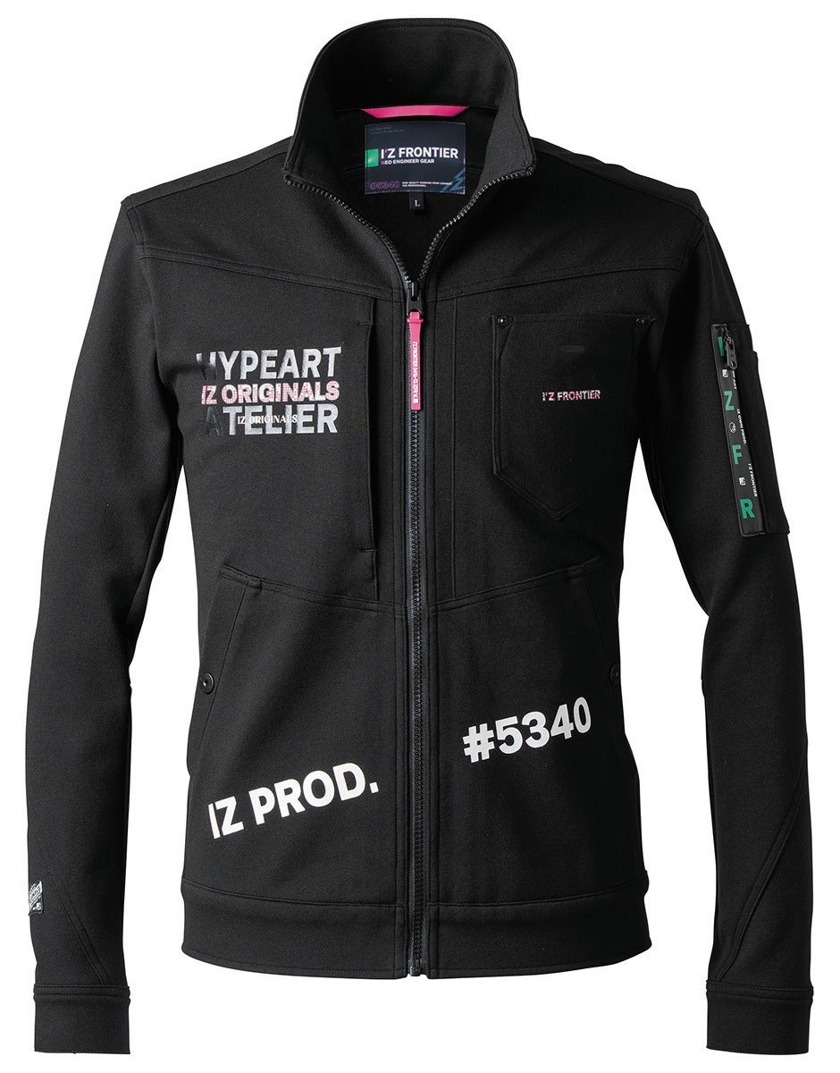 I'Z FRONTIER HEAVY JERSEY WORK JACKET #5340S