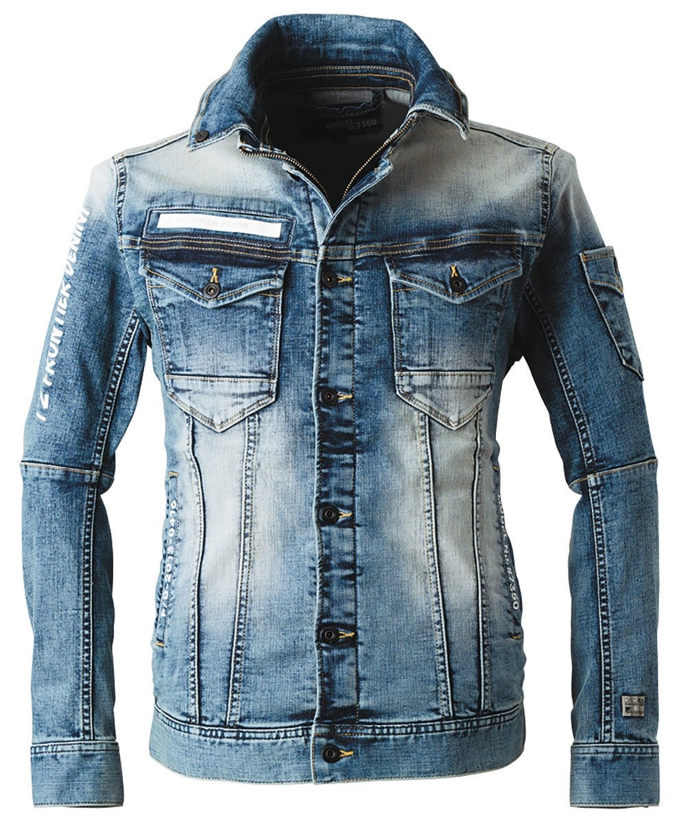 I'Z FRONTIER HIGHPOWER STRETCH DENIM 3D WORK JACKET #7350