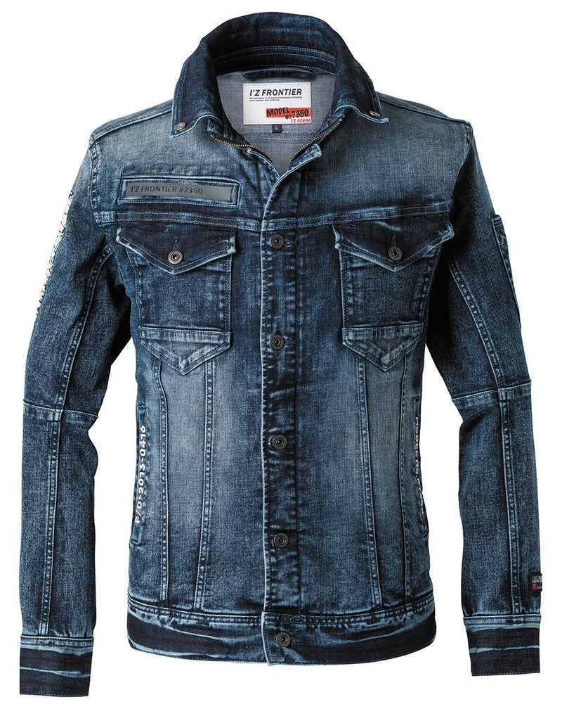 I'Z FRONTIER HIGHPOWER STRETCH DENIM 3D WORK JACKET #7350S