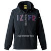 I'Z FRONTIER HARD TASRAN NYLON HALF ZIP PARKA #9019P