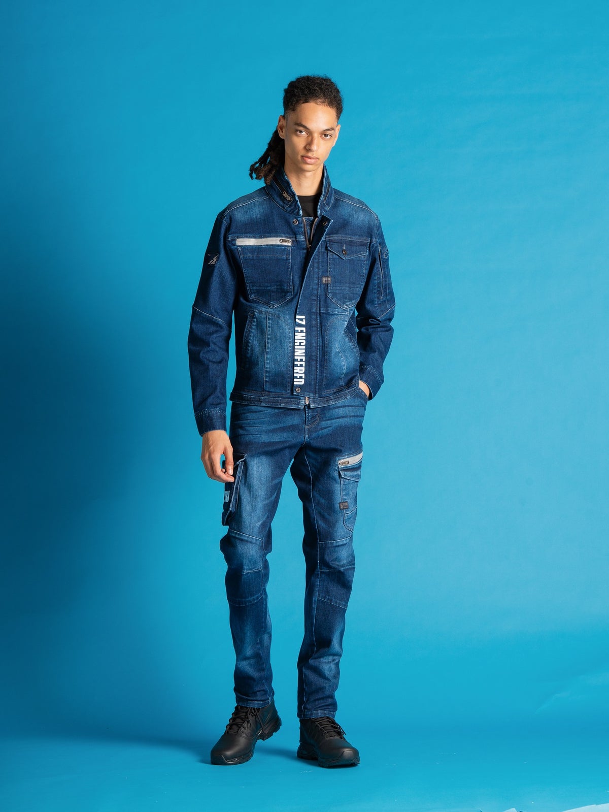 I'Z FRONTIER HIGH STRETCH 3D CARGO PANTS #7262S（3枚目）